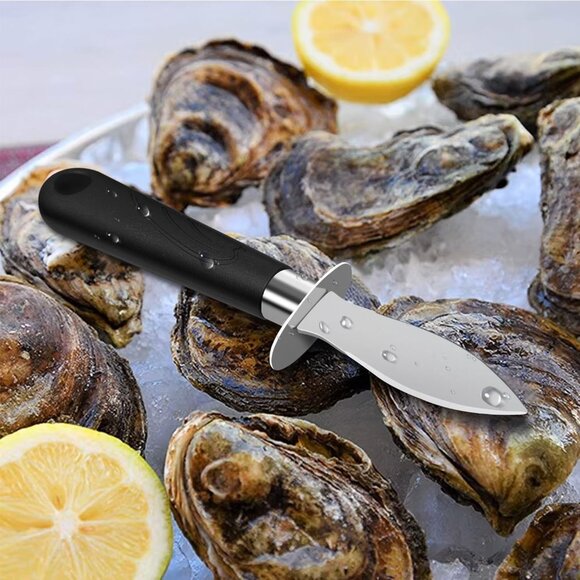 Oyster Shucking Knife (Black) and Glove (Gray) (NWOT) - Picture 4 of 4